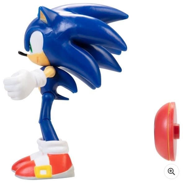 S0nic The Hedgehog 10cm Modern S0nic with Star Spring