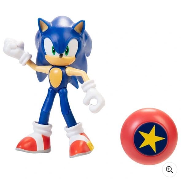 S0nic The Hedgehog 10cm Modern S0nic with Star Spring