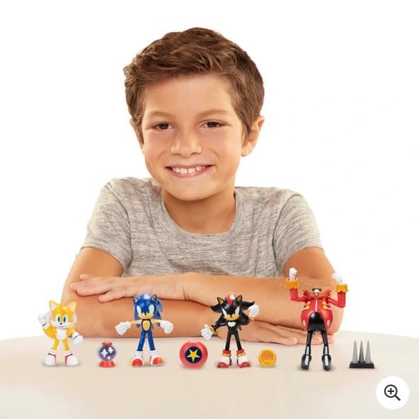 S0nic The Hedgehog 10cm Modern S0nic with Star Spring