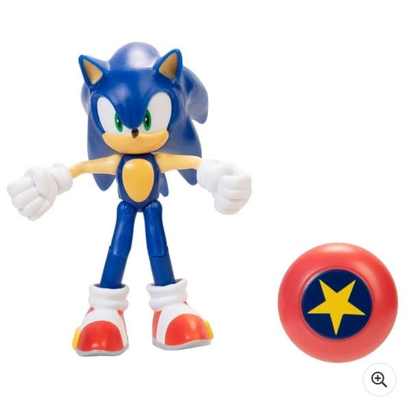 S0nic The Hedgehog 10cm Modern S0nic with Star Spring