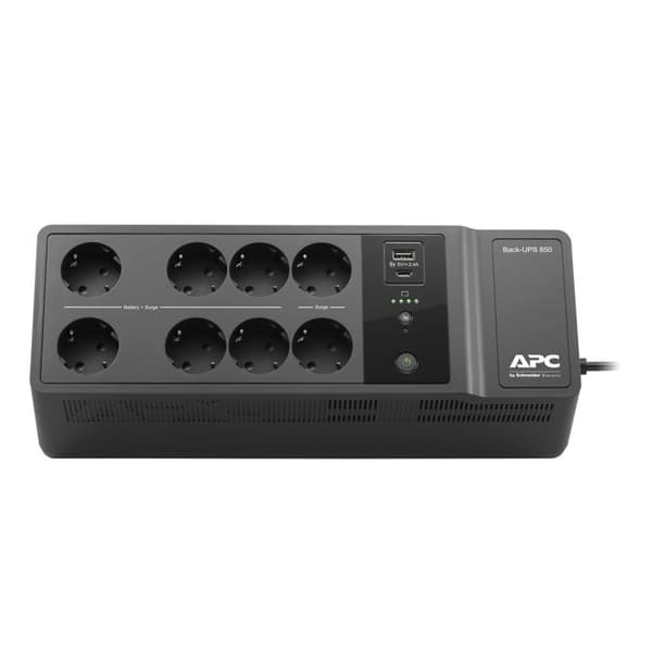 UPS - APC - BE850G2-GR - 520W - 850VA - Svart- USED