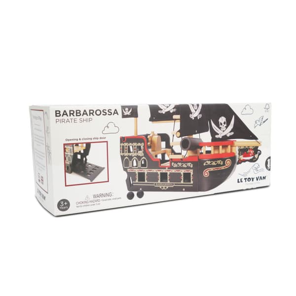 Le Toy Van - Barbarossa piratskib med figurer
