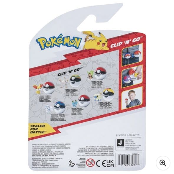 Pokémon Clip ‘N’ Go Chespin and Poke Ball