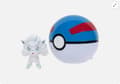 Miniatyrbild 6 av 11: Pokemon Clip'n'Go Poké Ball Alolan Vulpix & Poké Ball