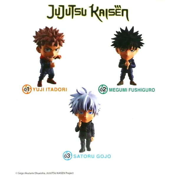 Chibi Masters Jujutsu Kaisen MEGUMI FUSHIGURO Figure 6cm