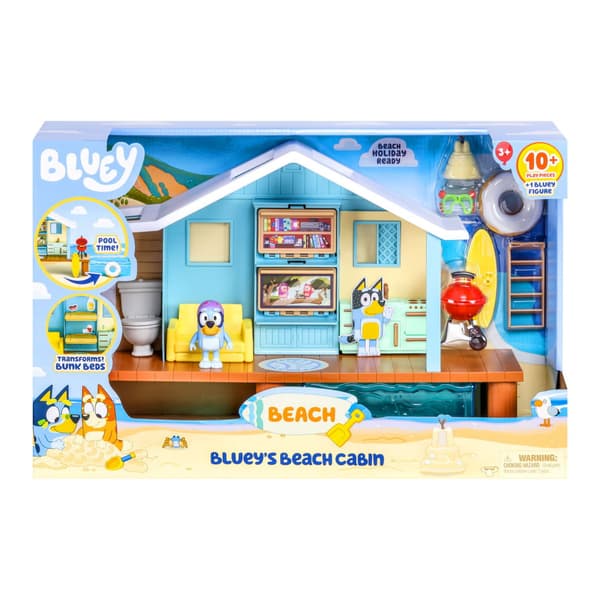 BLUEY Lekset med strandstuga