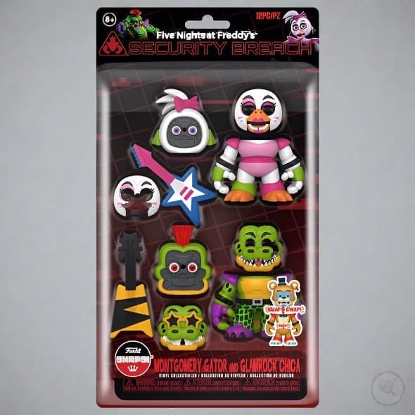 Funko Snaps! Five Nights at Freddy’s: Glamrock Chica and Montgomery Gator 2
