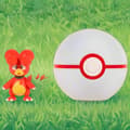 Miniatyrbillede 11 af 11: Pokemon Clip 'N' Go Pokéball Magby & Premier Ball Figure