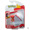 Miniatyrbillede 1 af 11: Pokemon Clip 'N' Go Pokéball Magby & Premier Ball Figure