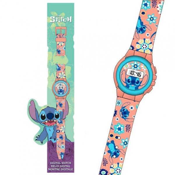 Leksaker Armbandsur Barnklocka Klocka barn Watch Disney LILO & STITCH Klocka Digital 22cm