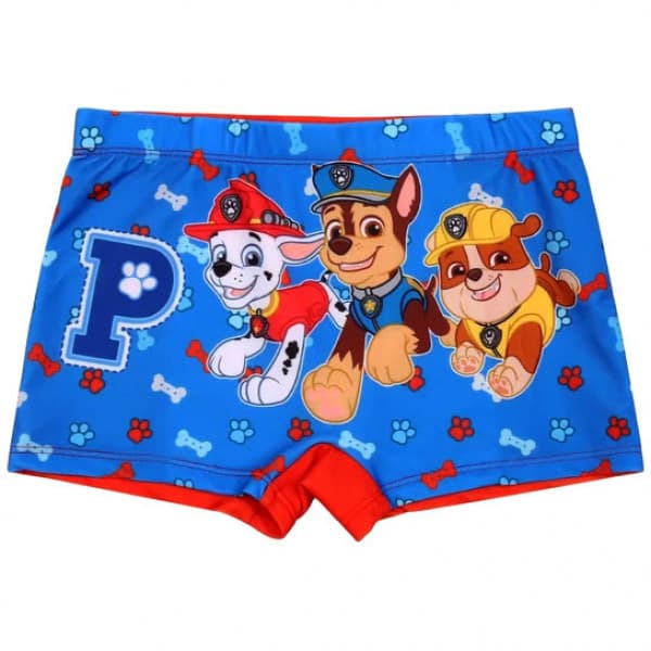 Nickelodeon Paw Patrol Badbyxor Swim Boxers Blå/röda P