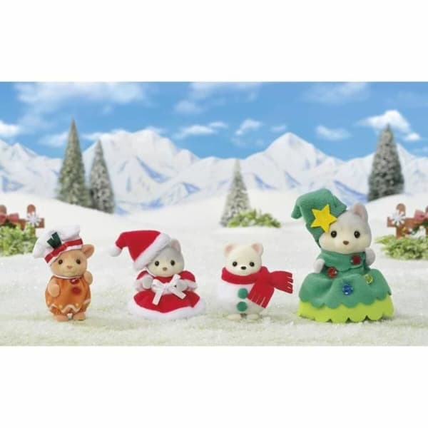 Tillbehör till dockhus Sylvanian Families Happy ChristmaS Friends