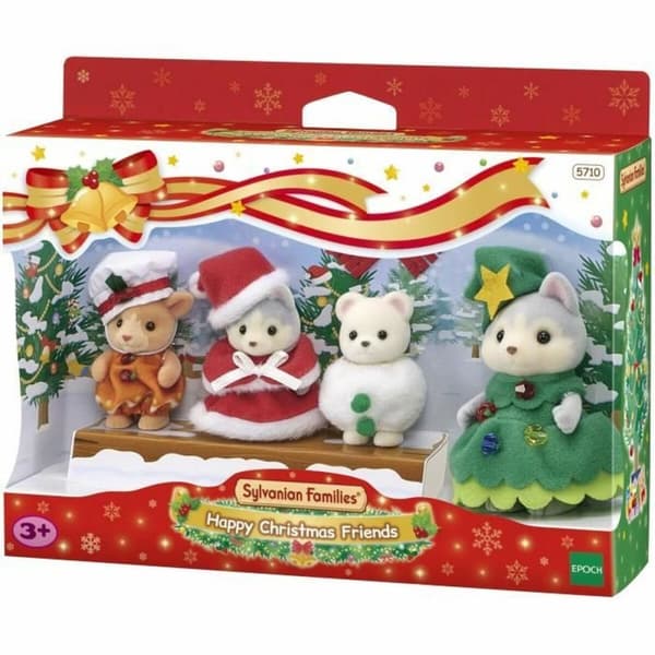 Tillbehör till dockhus Sylvanian Families Happy ChristmaS Friends