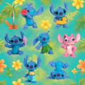 Miniatyrbild 5 av 11: Disney's Stitch Collectible 7 Piece Figure Set