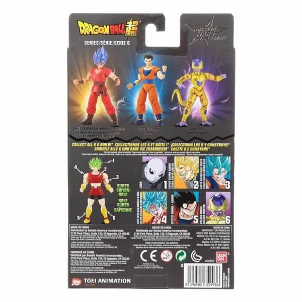Actionfigurer Bandai Dragon Ball Freezer Stars Gyllene 17 cm