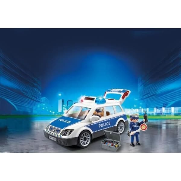 PLAYMOBIL 6920 Polisbil med Ljus och Siren, City Action, poliser, Från 5 år