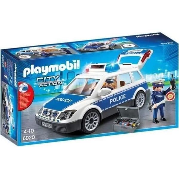 PLAYMOBIL 6920 Polisbil med Ljus och Siren, City Action, poliser, Från 5 år