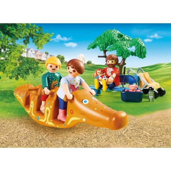 PLAYMOBIL 70281 Lekplats och barn, City Life, 83 stycken, från 4 år och uppåt