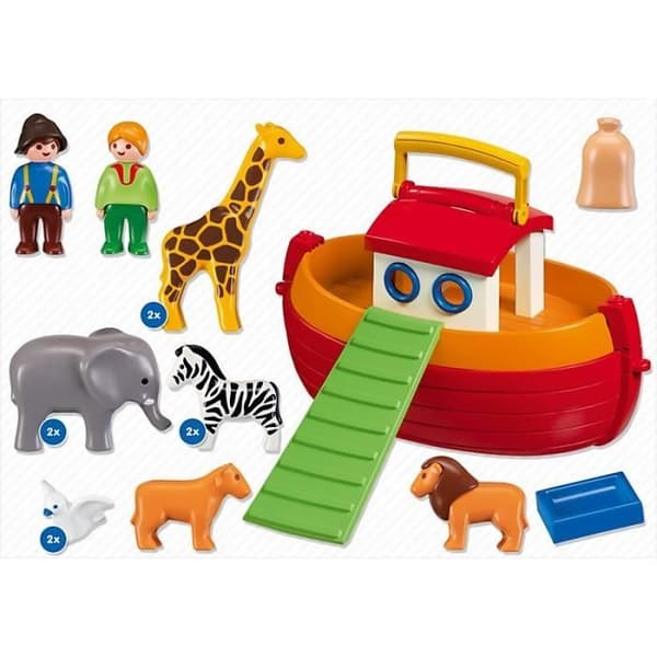 PLAYMOBIL - 6765 - Transportabel Noaks ark - Gul - Plast - Barn - Blandat