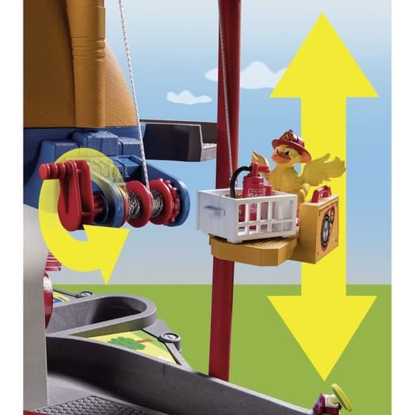 PLAYMOBIL - 70910 - Duck on call huvudkontor - 119 stycken - Barn - Vit och orange