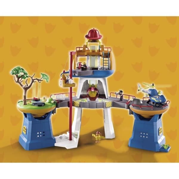 PLAYMOBIL - 70910 - Duck on call huvudkontor - 119 stycken - Barn - Vit och orange
