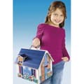 Miniatyrbild 4 av 8: PLAYMOBIL 70985 Blue Transportable House, 3 tecken, Tillbehör ingår, 70985, Dockhus, Det traditionella huset