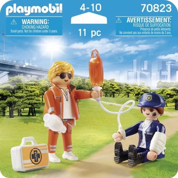 PLAYMOBIL - 70823 - Playmobil Duo - Räddare och polis