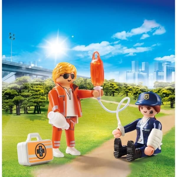 PLAYMOBIL - 70823 - Playmobil Duo - Räddare och polis