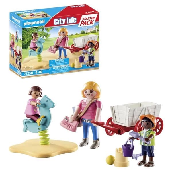 PLAYMOBIL - 71258 - Dollhouse The Traditional House - Startpaket - Nanny with Children