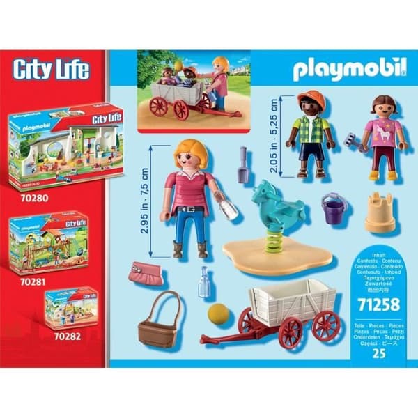 PLAYMOBIL - 71258 - Dollhouse The Traditional House - Startpaket - Nanny with Children