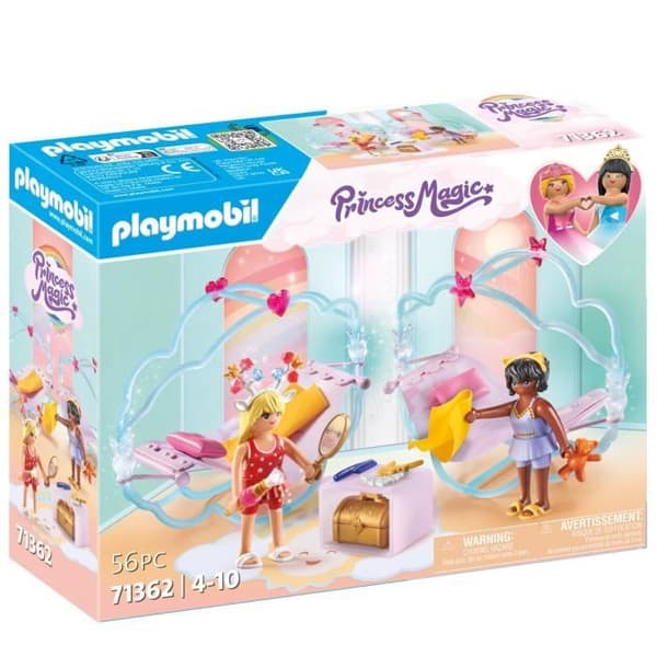 PLAYMOBIL Princess Magic - Prinsessrum med 2 gungande sängar - Från 4 år