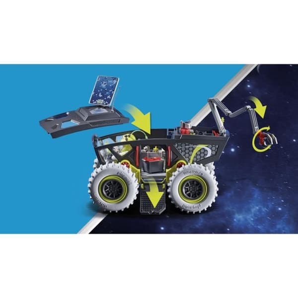 PLAYMOBIL - 70888 - Rymd - Rymdmobil enhet med astronauter och skyttel
