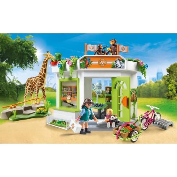 PLAYMOBIL - 70900 - Animal Park Care Center - Blå - Blandat - 4 år och uppåt - 122 stycken