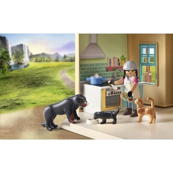 PLAYMOBIL 71351 Waterfall Ranch - Horses of Waterfall - 264 stycken - Från 5 år