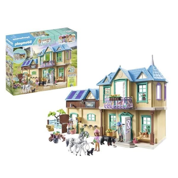 PLAYMOBIL 71351 Waterfall Ranch - Horses of Waterfall - 264 stycken - Från 5 år