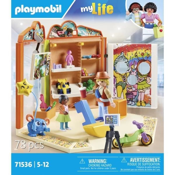 PLAYMOBIL 71536 Leksaksaffär, My Life, Shopping, 78 stycken, från 5 år och uppåt