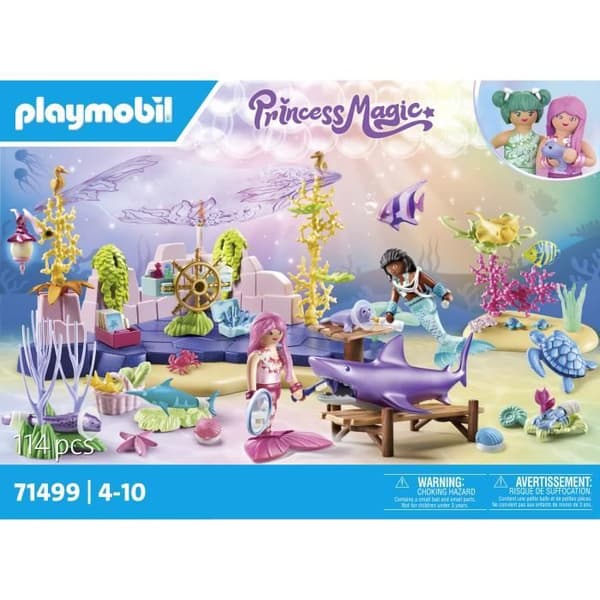 PLAYMOBIL 71499 Mermaid Pet Care Center