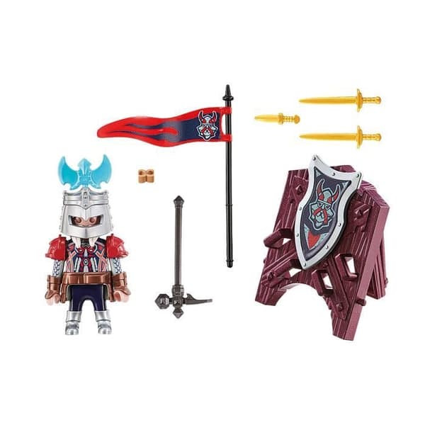PLAYMOBIL - 70378 - King of the Dwarves - Pansar, vapen och standard - Mixed Child 4+