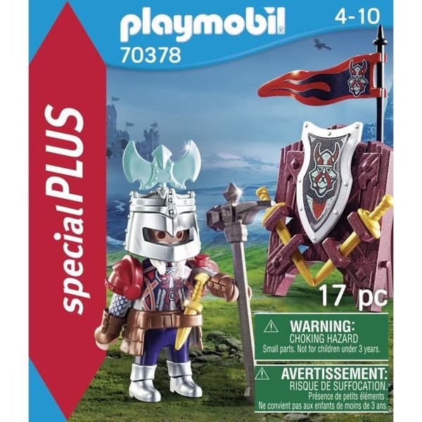 PLAYMOBIL - 70378 - King of the Dwarves - Pansar, vapen och standard - Mixed Child 4+