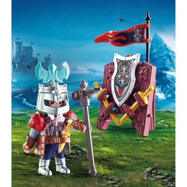 PLAYMOBIL - 70378 - King of the Dwarves - Pansar, vapen och standard - Mixed Child 4+