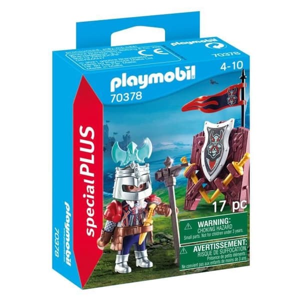 PLAYMOBIL - 70378 - King of the Dwarves - Pansar, vapen och standard - Mixed Child 4+