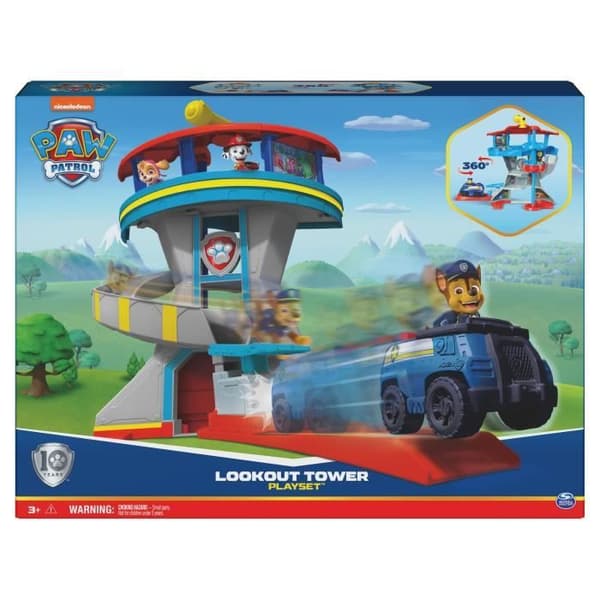 Paw Patrol Control Tower - 1 fordon och 2 figurer - Från 3 år