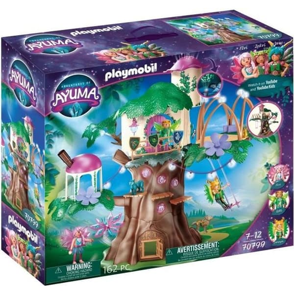 PLAYMOBIL - 70799 - AYUMA - Magic Fairy Tree - 162 delar - Blandat