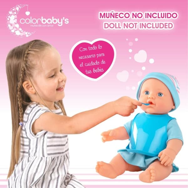 Dukke Tilbehør Colorbaby Baby Dukke 20 Dele 39 x 9,5 x 21,5 cm 6 enheder