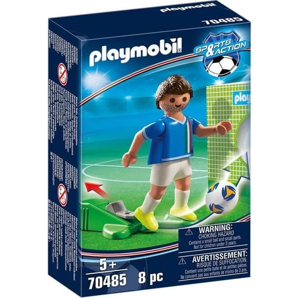 PLAYMOBIL - Italiensk fotbollsspelare med enhandsskyttefunktion och tillbehör - Sport och action