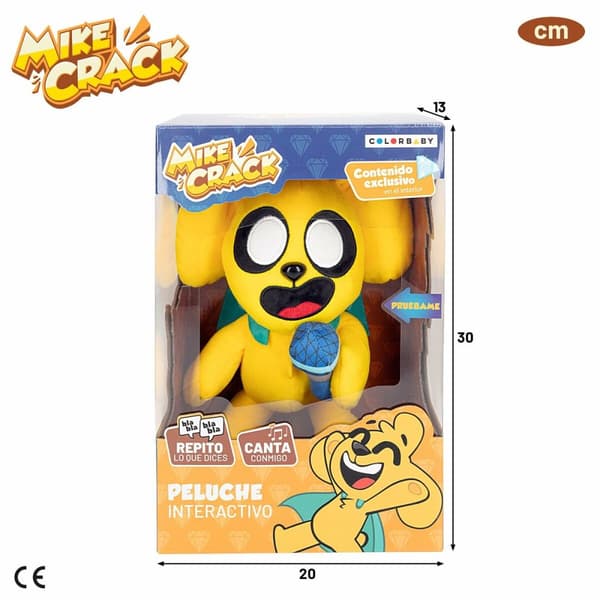 Pehmolelu äänellä Mikecrack Keltainen 29 cm