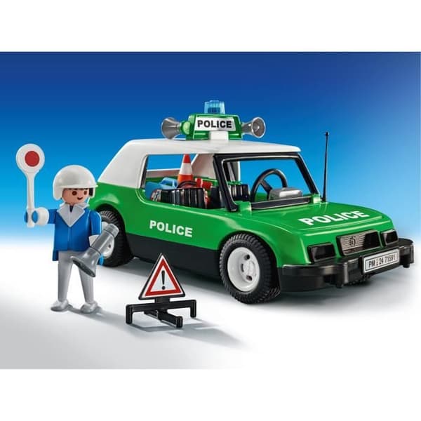 PLAYMOBIL 71591 Samlarpolisbil, speciell jubileumsutgåva Playmobil, Klassiska bilar, Vuxen, Samlarbil