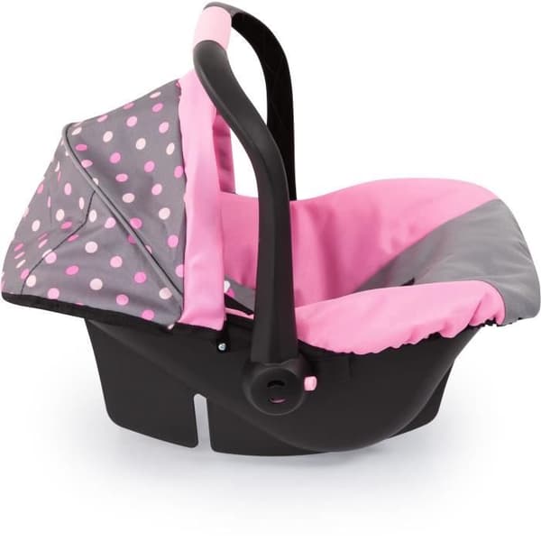 Docka Bilbarnstol - BAYER DESIGN - Grå och Rosa - Tjej