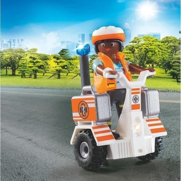 PLAYMOBIL 70052 - City Life The Rescuers - Rescuer och Segway