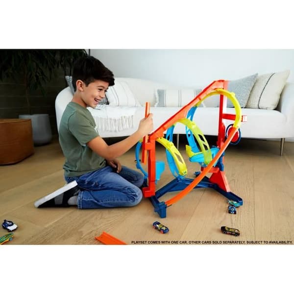 Hot Wheels - Infernal Spiral Box Set - Banbyggare - Flerfärgad - Från 6 år